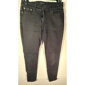 Banana Republic Women's Skinny Jeans Black Dark Wash Denim 5-Pocket size 4/27